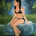 Evening Swim by Sheila Mashaw Evening Swim by Sheila Mashaw