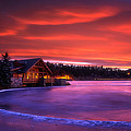 Evergreen Lake Sunrise Photograph by Darren White Evergreen Lake Sunrise Photograph by Darren White