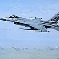 F-16 Over Aviano by Joseph Burger
