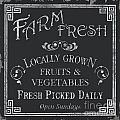 Farm Fresh Sign Painting by Debbie DeWitt Farm Fresh Sign Painting by Debbie DeWitt