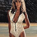 Farrah Fawcett Painting Painting by Paul Meijering Farrah Fawcett Painting Painting by Paul Meijering