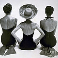 Fashion Models In Swim Suits, 1950 Photograph by Science Source Fashion Models In Swim Suits, 1950 Photograph by Science Source