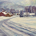 Felchville Village in the Snow by Nancy Griswold