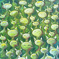 Field Of Cats Painting by Nik Helbig Field Of Cats Painting by Nik Helbig
