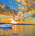 Fiery Sunset On Lake Minnetonka Photograph by Bill and Linda Tiepelman Fiery Sunset On Lake Minnetonka Photograph by Bill and Linda Tiepelman