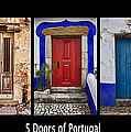 Five Doors of Portugal Photograph by David Letts