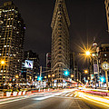 Flatiron Building at Night Photograph by David Morefield Flatiron Building at Night Photograph by David Morefield