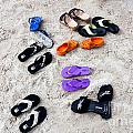 Flip FLops on the Beach Photograph by Thomas Marchessault Flip FLops on the Beach Photograph by Thomas Marchessault