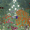Flower Garden Painting by Gustav Klimt Flower Garden Painting by Gustav Klimt