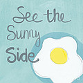 Food- Kitchen Art- Eggs- Sunny Side Up Painting by Linda Woods Food- Kitchen Art- Eggs- Sunny Side Up Painting by Linda Woods