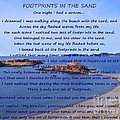 Footprints in the Sand 2 by Barbara Griffin Footprints in the Sand 2 by Barbara Griffin