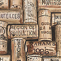 French Corks Painting by Debbie DeWitt French Corks Painting by Debbie DeWitt