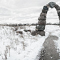 Frozen Stone Arch Photograph by Scott Norris Frozen Stone Arch Photograph by Scott Norris