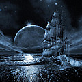 Full moon rising Digital Art by George Grie Full moon rising Digital Art by George Grie