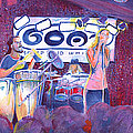 Funky Johnson at the GOAT Painting by David Sockrider