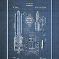 Gatling Machine Gun - Vintage Patent Blueprint Digital Art by Serge Averbukh Gatling Machine Gun - Vintage Patent Blueprint Digital Art by Serge Averbukh