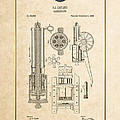 Gatling Machine Gun - Vintage Patent Document Digital Art by Serge Averbukh Gatling Machine Gun - Vintage Patent Document Digital Art by Serge Averbukh