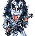 Gene Simmons Poster by Art