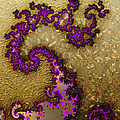 Gilded Fractal 1 by Ann Stretton