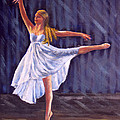 Girl Ballet Dancing Painting by Kevin Hughes Girl Ballet Dancing Painting by Kevin Hughes