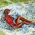 Girl in a red Swimsuit by Tom Conway Girl in a red Swimsuit by Tom Conway