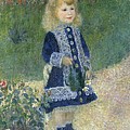Girl With A Watering Can Painting by Auguste Renoir Girl With A Watering Can Painting by Auguste Renoir