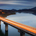 Glowing Bridge Photograph by Evgeni Dinev Glowing Bridge Photograph by Evgeni Dinev