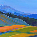 Going to California Painting by Tanya Filichkin