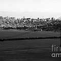 Golden Gate Bridge in Black and White Photograph by Linda Woods Golden Gate Bridge in Black and White Photograph by Linda Woods