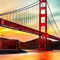 Golden Gate Sunset Photograph by Az Jackson