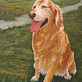 Golden Mollie Painting by Karen Zuk Rosenblatt Golden Mollie Painting by Karen Zuk Rosenblatt