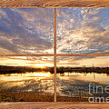 Golden Ponds Sunset Reflections Barn Wood Picture Window View Photograph by James BO Insogna Golden Ponds Sunset Reflections Barn Wood Picture Window View Photograph by James BO Insogna
