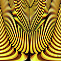 Golden Slings Painting by Rafael Salazar Golden Slings Painting by Rafael Salazar