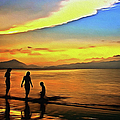Golden Sunset Silhouettes by Georgiana Romanovna Golden Sunset Silhouettes by Georgiana Romanovna