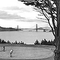 Golf With View Of Golden Gate Photograph by Ray Hassman Golf With View Of Golden Gate Photograph by Ray Hassman