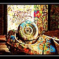Grafittied Car Upside Down Photograph by Alice Gipson Grafittied Car Upside Down Photograph by Alice Gipson