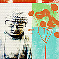 Gratitude Card- Zen Buddha Painting by Linda Woods Gratitude Card- Zen Buddha Painting by Linda Woods