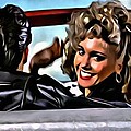 Grease Painting by Florian Rodarte Grease Painting by Florian Rodarte