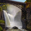 Great Falls Mist Photograph by Susan Candelario Great Falls Mist Photograph by Susan Candelario