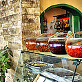 Greek Isle Restaurant Still Life Photograph by Mitchell R Grosky Greek Isle Restaurant Still Life Photograph by Mitchell R Grosky