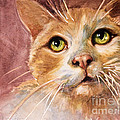 Green Eyes Painting by Judith Levins Green Eyes Painting by Judith Levins