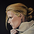 Gwyneth Paltrow Painting Painting by Paul Meijering Gwyneth Paltrow Painting Painting by Paul Meijering