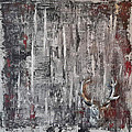 H3 - platzhirsch Painting by KUNST MIT HERZ Art with heart H3 - platzhirsch Painting by KUNST MIT HERZ Art with heart