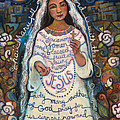 Hail Mary Painting by Jen Norton Hail Mary Painting by Jen Norton