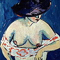 Half Naked Woman With A Hat by Ernst Ludwig Kirchner Half Naked Woman With A Hat by Ernst Ludwig Kirchner