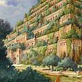 Hanging Gardens Of Babylon by English School Hanging Gardens Of Babylon by English School
