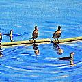 Harbor Patrol Painting by Ray Nutaitis