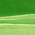 Harmony In Green Painting by Linda Woods Harmony In Green Painting by Linda Woods