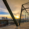 Hays Street Bridge at Sunset Photograph by Tim Stanley Hays Street Bridge at Sunset Photograph by Tim Stanley