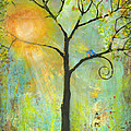 Hello Sunshine Tree Birds Sun Art Print by Blenda Tyvoll Hello Sunshine Tree Birds Sun Art Print by Blenda Tyvoll
